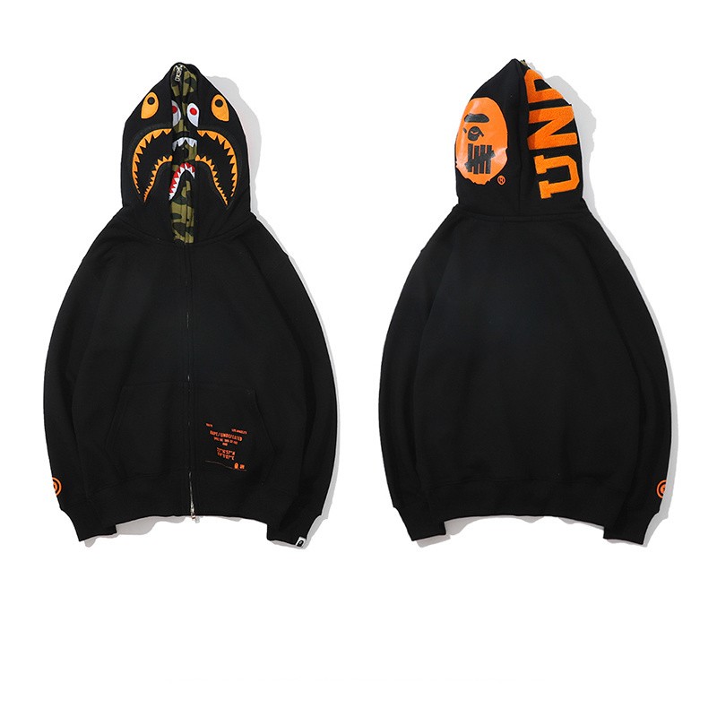 Undefeated x Bape Union Hoodie Orange M~3XL B15XC6357